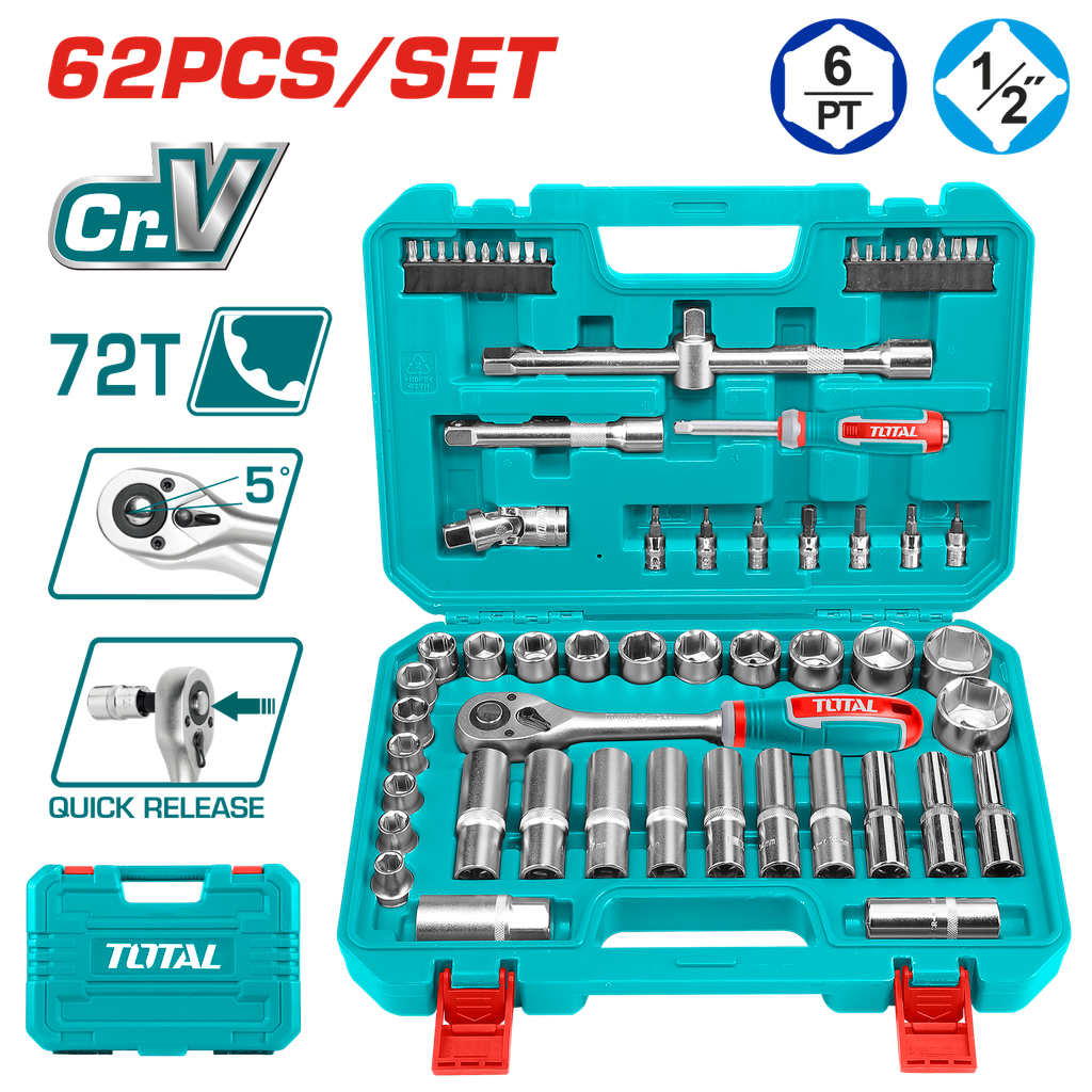 RACHE CON COPAS 1/2 X 62 PZS INDUSTRIAL TOTAL