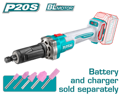 🔧 MOTO TOOL INALÁMBRICO TOTAL 20V 1/4” + BATERÍA + CARGADOR ⚡