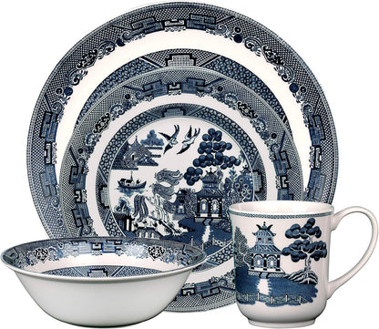 Juego de Vajilla inglesa Willow Blue 42 piezas
