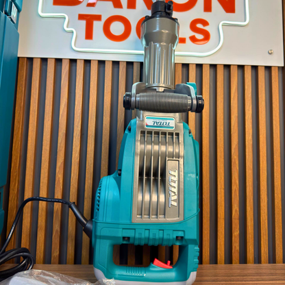 Demoledor Industrial TOTAL SDS HEX 1700W – 50J con Maletín y Cinceles