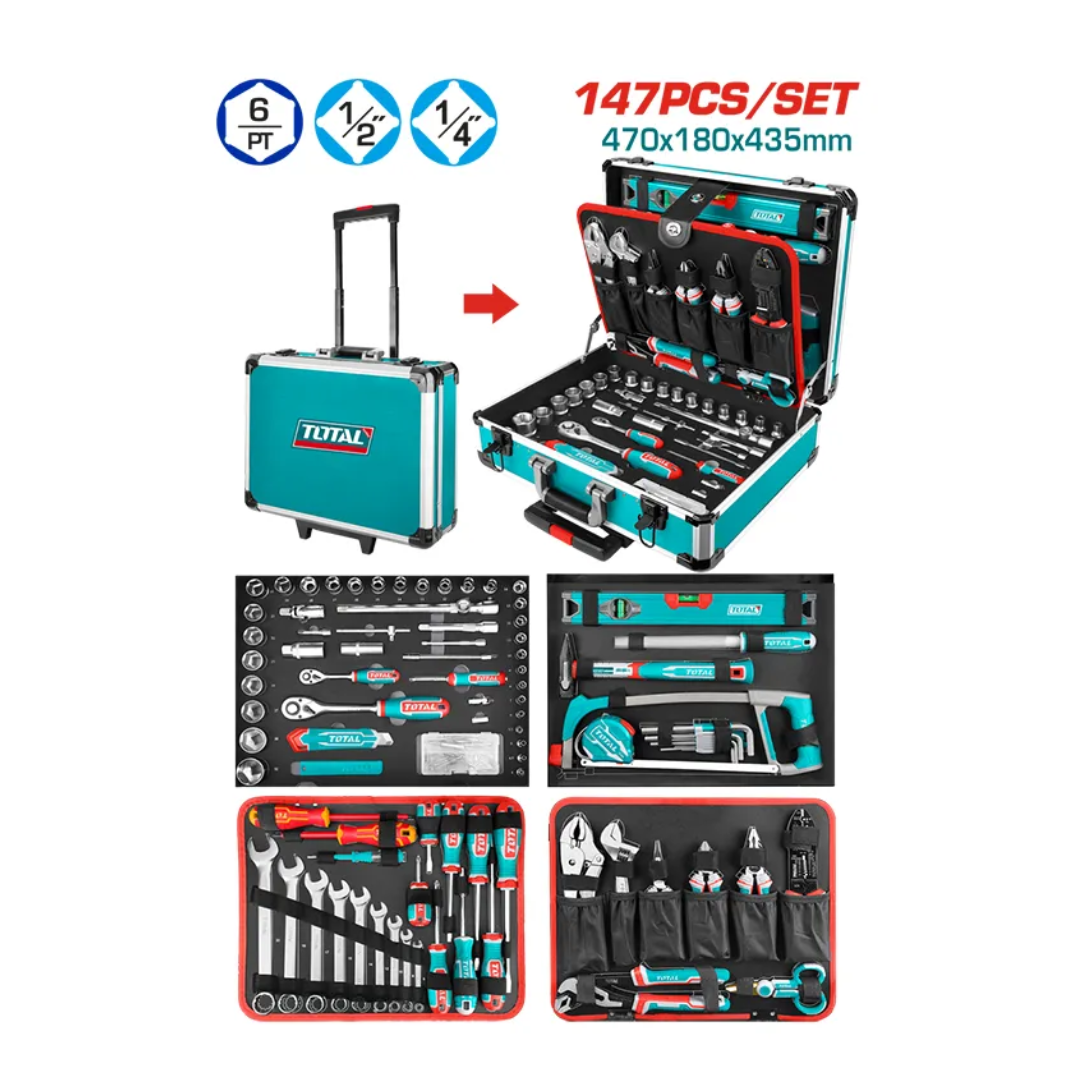 Combo Multiherramientas Profesional · 147 Piezas