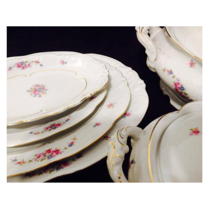 Kit Cocina KPM de Porcelana Polonesa – 111 Piezas con Detalles en Oro