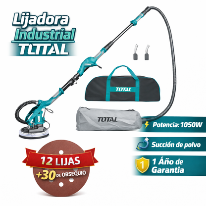 Lijadora Total 1050W ⚡️— 100% Original ✅ — 30 lijas 🎁 — 1 año garantía 🛡️