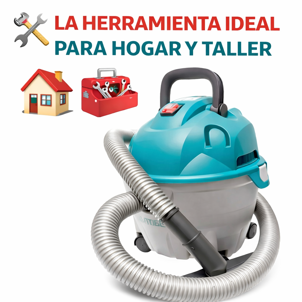 🧹💨 ASPIRADORA Y SOPLADORA TOTAL 1200W 10L – LIMPIEZA PROFESIONAL 2 EN 1 💨🧹