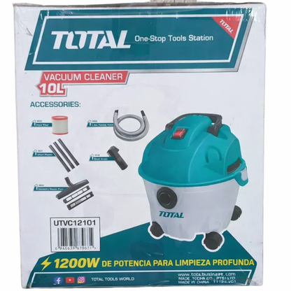 🧹💨 ASPIRADORA Y SOPLADORA TOTAL 1200W 10L – LIMPIEZA PROFESIONAL 2 EN 1 💨🧹