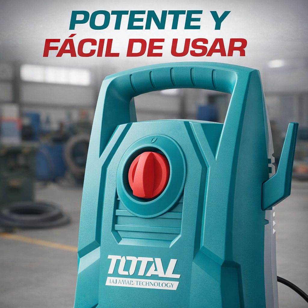 🧼💦 HIDROLAVADORA TOTAL 1600W 2030 PSI – LIMPIEZA PROFESIONAL EN CASA