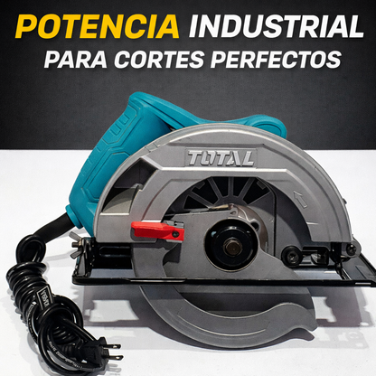 SIERRA CIRCULAR TOTAL 7 1/4” 1200W – CORTE PROFESIONAL SIN ESFUERZO - 1 AÑO DE GARANTIA