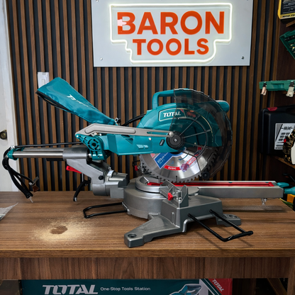 Sierra Ingleteadora Telescópica TOTAL 10” 1800W Industrial