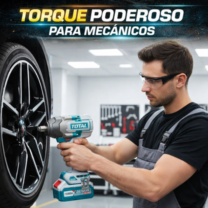 🔧 COMBO INALÁMBRICO TOTAL 20V IMPACTO 850Nm + PISTOLA DE CALOR LCD