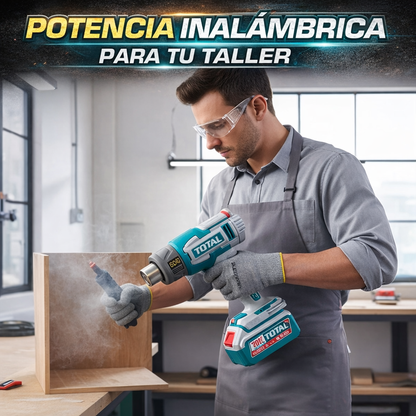 🔧 COMBO INALÁMBRICO TOTAL 20V IMPACTO 850Nm + PISTOLA DE CALOR LCD