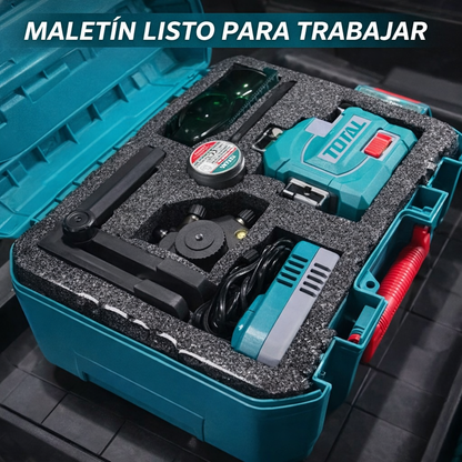🔥 NIVEL LÁSER 3D 12 LÍNEAS SUPER TOTAL 16V – PRECISIÓN PROFESIONAL 🔥