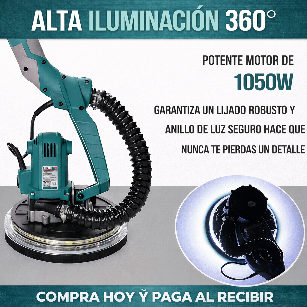 Lijadora Total 1050W ⚡️— 100% Original ✅ — 30 lijas 🎁 — 1 año garantía 🛡️
