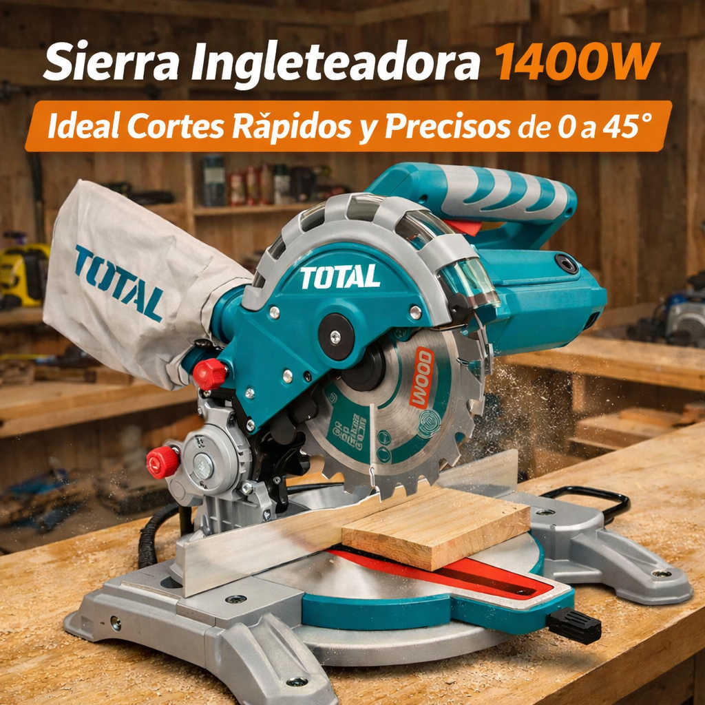 SIERRA INGLETEADORA TOTAL 8' 1400W