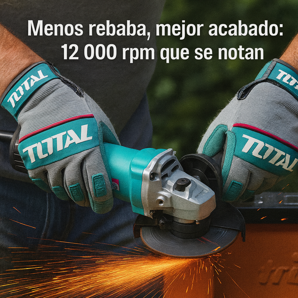 Súper Combo TOTAL: Rotomartillo SDS Plus 800W + Esmeriladora 4½' 710W
