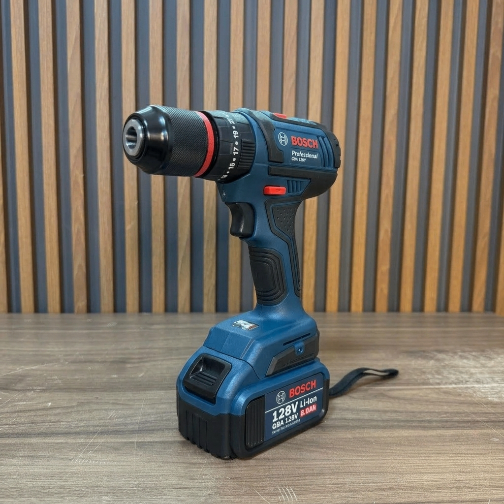 Combo BOSCH Brushless 68V 4 en 1 — Llave Impacto 350Nm + Taladro 1/2" + Pulidora 4 1/2" + Rotomartillo + 4 Baterías