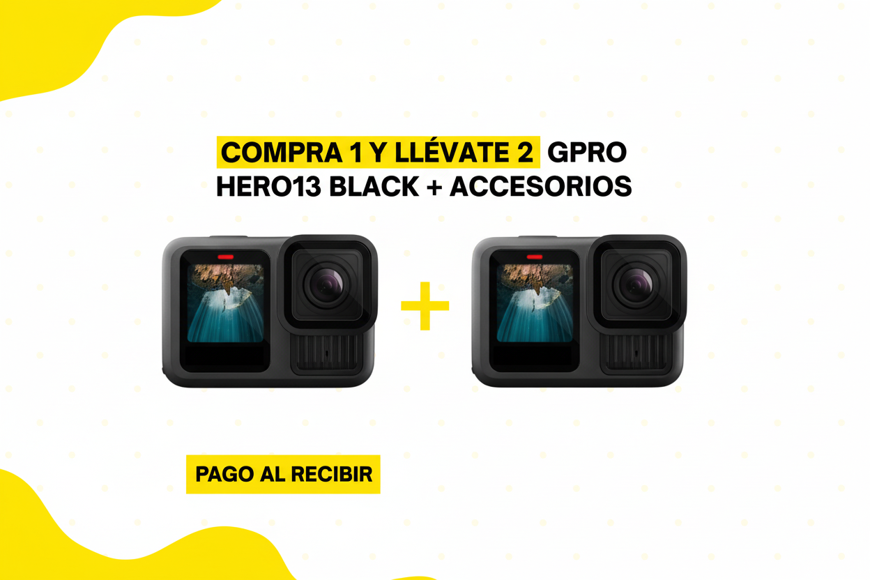 [COMPRA 1 LLÉVATE 2] Camara GPro + ACCESORIOS