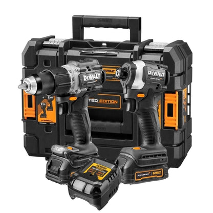 Combo DeWalt / McLaren 20V — Parafusadora + Llave de Impacto + Batería + Cargador + Maleta