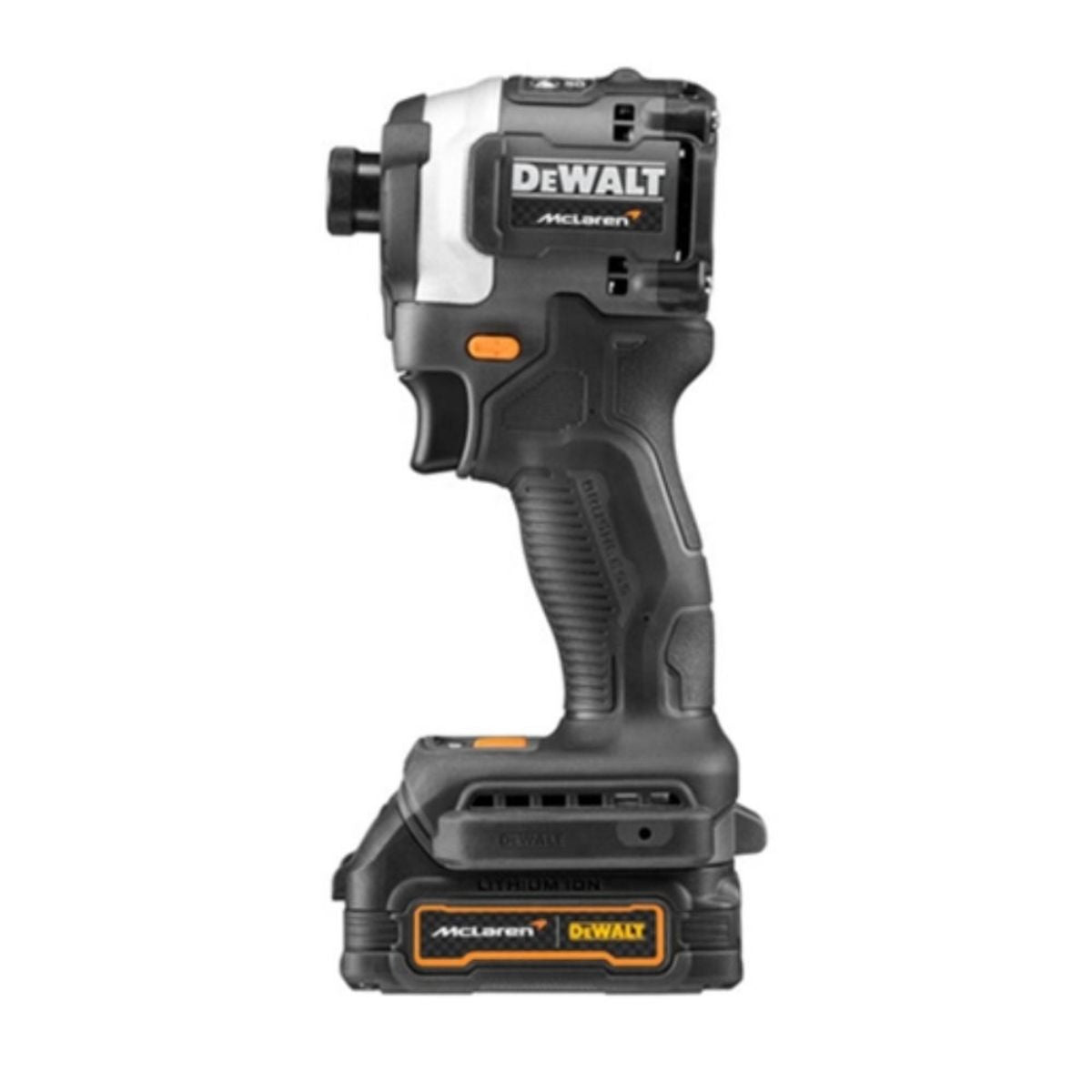 Combo DeWalt / McLaren 20V — Parafusadora + Llave de Impacto + Batería + Cargador + Maleta