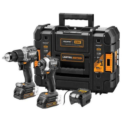 Combo DeWalt / McLaren 20V — Parafusadora + Llave de Impacto + Batería + Cargador + Maleta