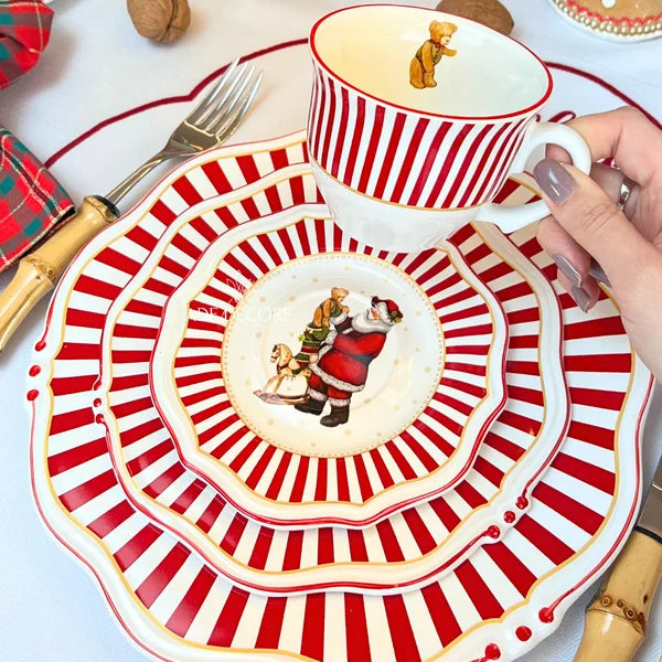 Kit Cocina Vajillas Navideñas 20/40/60 piezas